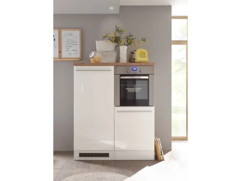 Respekta Premium Küchenzeile BERP320HWWC 320 cm Weiß Hochglanz< Winkelküchen|Einbauküchen