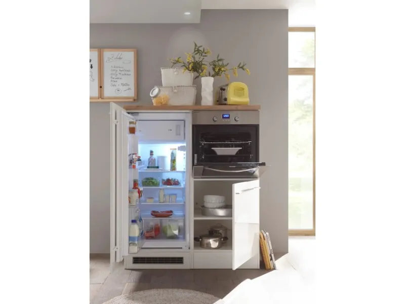 Respekta Premium Küchenzeile BERP320HWWC 320 cm Weiß Hochglanz< Winkelküchen|Einbauküchen