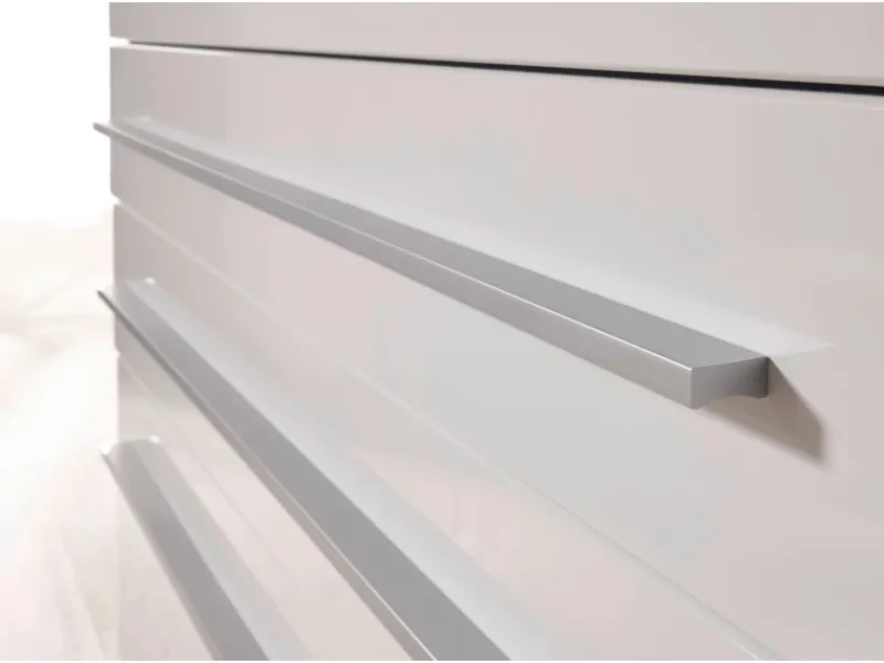 Respekta Premium Küchenzeile BERP320HWWC 320 cm Weiß Hochglanz< Winkelküchen|Einbauküchen
