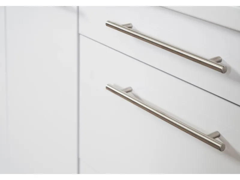 Outlet Respekta Premium Küchenzeile 300 cm Hochbau Weiß Hochglanz Hochglanz Weiß