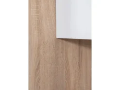 Best Respekta Premium Küchenzeile Grifflos 335 cm -Eiche Sägerau Schwarz Hochglanz