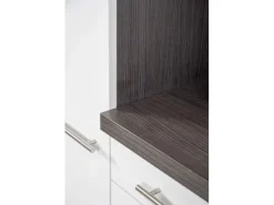 Best Respekta Premium Winkelküche RP290EGC 290 x 200 cm Grau Hochglanz-Eiche Grau