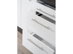 Best Respekta Premium Winkelküche RP290EGC 290 x 200 cm Grau Hochglanz-Eiche Grau