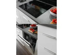 Respekta Selection Küchenzeile Elisabeth RS310HGWH 310 cm Weiß-Grau< Kühlschränke