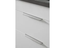 Respekta Kühlschränke<Selection Winkelküche Elisabeth RSL310HGWH 310 cm Weiß-Grau