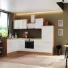 Discount Respekta Selection Winkelküche Elisabeth RSL280AWH 280 cm Weiß-Artisan Eiche Nb.