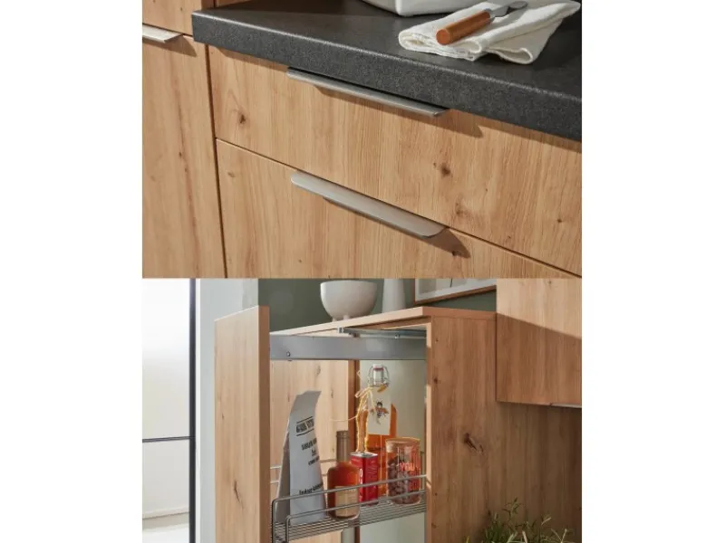 Clearance Respekta Selection Winkelküche Elisabeth RSL310AAH 310 cm Artisan Eiche Nb.