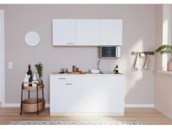 Respekta Single-Küchen|Pantryküchen<Singleküche Luis 150 cm -Eiche sägerau
