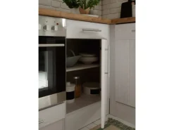 Respekta Premium Respekta Winkelküche Anton 280 x 172 cm Landhaus Lärche Weiß Nachbildung< Winkelküchen|Kühlschränke