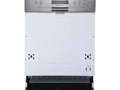 Discount Respekta Winkelküche KBL310WSCGKEG 310 x 172 cm Schwarz-Weiß-Butcher Nussbaum