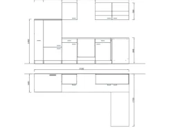 Respekta Winkelküche KBL310WWBSCGKEG 310 x 172 cm Weiß-Beton Optik< Winkelküchen|Kühlschränke