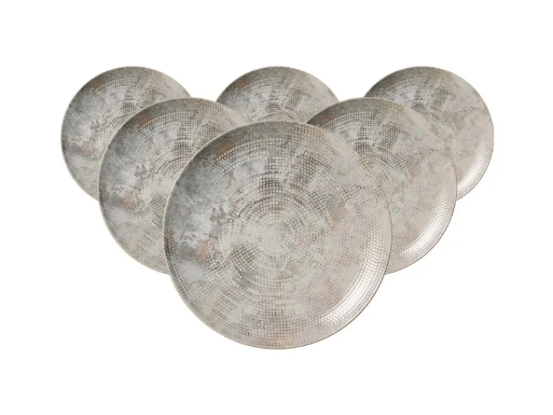 Ritzenhoff & Breker Cecina Speiseteller 26 cm 6er Set Perle< Geschirr