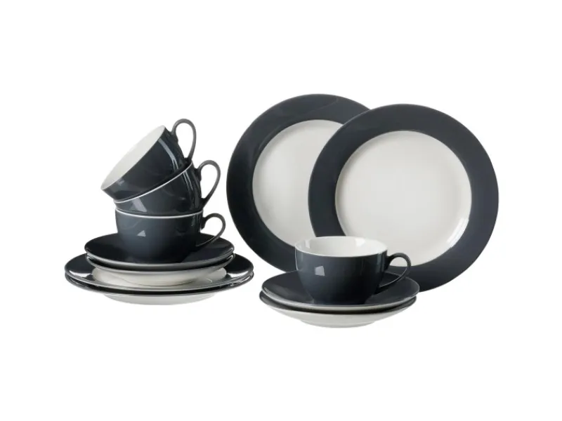 Discount Ritzenhoff & Breker Doppio Kaffeeservice 12-teilig Anthrazit
