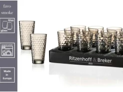 Ritzenhoff & Breker Geschirr<Favo Longdrinkgläser 400 ml 12er Set