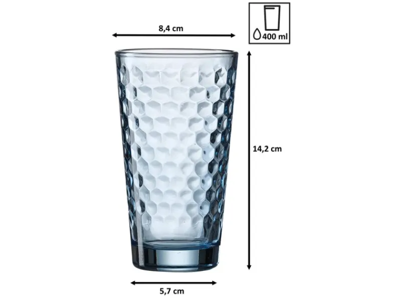 Ritzenhoff & Breker Favo Longdrinkgläser 400 ml 6er Set< Geschirr