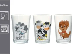 Ritzenhoff & Breker Hoftiere Kinderbecher Set 3-teilig< Geschirr