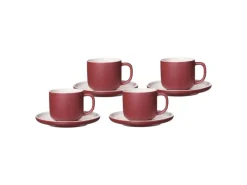 Ritzenhoff & Breker Jasper Kaffeetasse mit Untertasse 240 ml 4er Set< Geschirr
