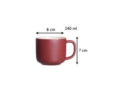 Ritzenhoff & Breker Jasper Kaffeetasse mit Untertasse 240 ml 4er Set< Geschirr