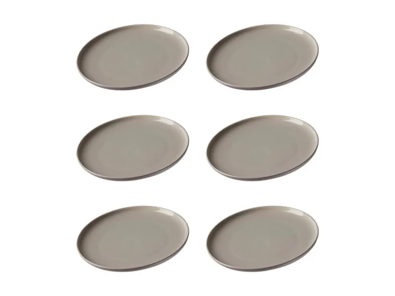 Outlet Ritzenhoff & Breker Jasper Dessertteller 19 cm 6er Set Taupe
