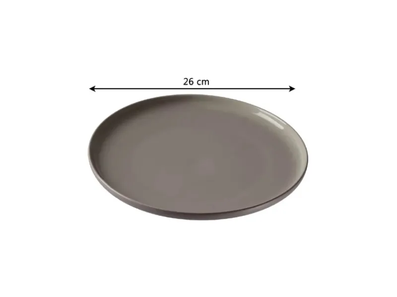 Outlet Ritzenhoff & Breker Jasper Dessertteller 19 cm 6er Set Taupe