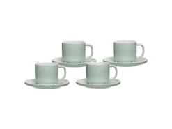Ritzenhoff & Breker Geschirr<Jasper Kaffeetasse mit Untertasse 240 ml 4er Set Mint