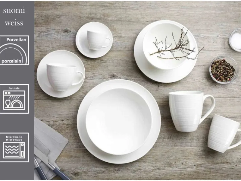 Sale Ritzenhoff & Breker Suomi XXL Jumbobecher 550 ml 6er Set Cremeweiß