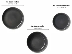 Ritzenhoff & Breker Geschirr<Toledo Teller-Set 18-teilig
