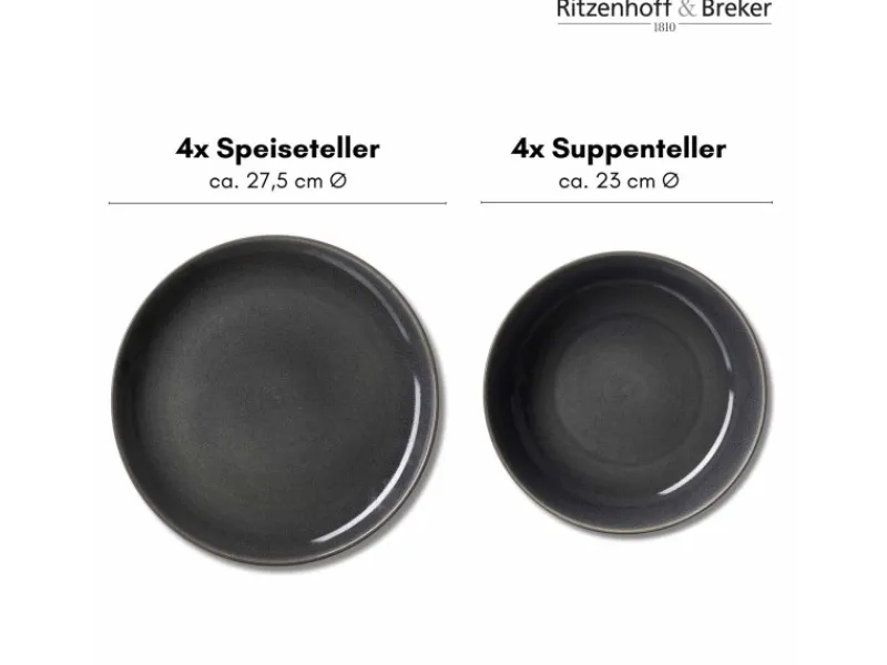 Ritzenhoff & Breker Toledo Tafel-Set 8-teilig< Geschirr