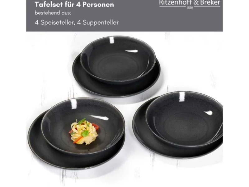 Ritzenhoff & Breker Toledo Tafel-Set 8-teilig< Geschirr