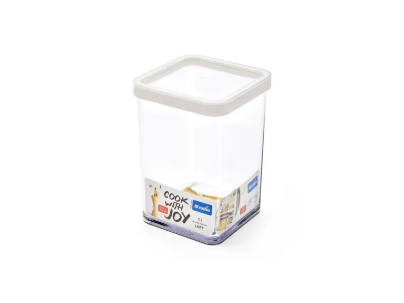 Rotho Vorratsdosen|Vorratsbehälter<Dose Loft Premium Quadratisch 1 l