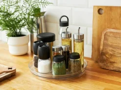 Rotho Drehteller Küchenorganizer Loft 3,2 cm Hoch Transparent< Küchen-Ordnungssysteme|Kühlschränke