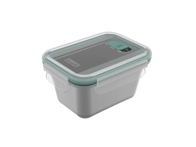 Rotho Frischhaltedose Nala Edelstahl 0,7 l Mistletoe Green< Vorratsdosen