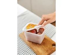 Rotho Gefrierdose-Set Domino 1 l 4-teilig< Vorratsdosen|Vorratsbehälter