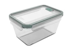 Rotho Kühlschrankdose Nala mit Kunststoffdeckel Glas 2 l Mistletoe Green< Vorratsdosen