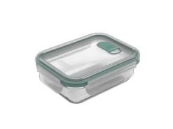 Rotho Vorratsdosen<Kühlschrankdose Nala mit Kunststoffdeckel Glas 0,38 l Mistletoe Green