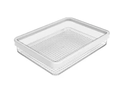 Rotho Küchen-Ordnungssysteme|Kühlschränke<Kühlschrankorganizer-Set Loft 0,85 l Weiß 2-teilig