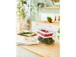 Rotho Küchen-Ordnungssysteme|Kühlschränke<Kühlschrankorganizer-Set Cauma 1,3 l/2,6 l/4,65 l Transparent 3-teilig