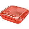 New Rotho Lunchbox B3 Memory 1,1 l Papaya