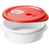 Hot Rotho Mikrowellenteller Micro Clever Tief 1 l Papaya