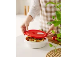 Hot Rotho Mikrowellenteller Micro Clever Tief 1 l Papaya