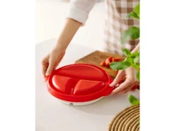 Rotho Küchenhelfer<Mikrowellenteller Micro Clever 0,75 l Papaya
