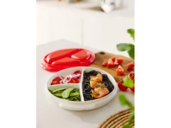 Rotho Küchenhelfer<Mikrowellenteller Micro Clever 0,75 l Papaya