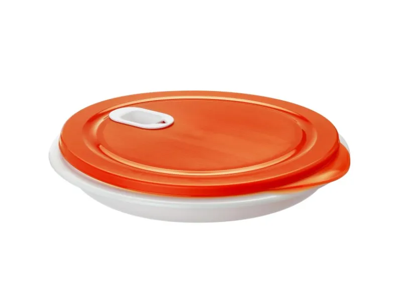 Rotho Mikrowellenteller XL Clever 1,2 l Papaya< Küchenhelfer