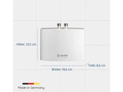Saniself Kleindurchlauferhitzer KDE EEK: A< Durchlauferhitzer