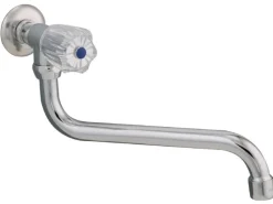 Sanitop-Wingenroth Wand-Schwenkventil Standard Plus Chrom< Wandauslaufventil