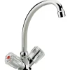 Sanitop-Wingenroth Zweigriffmischer Küchenarmatur Standard Plus Chrom< Zweigriffarmatur