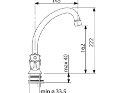 Discount Sanitop-Wingenroth Zweigriff-Waschbeckenarmatur Standard Plus Chrom