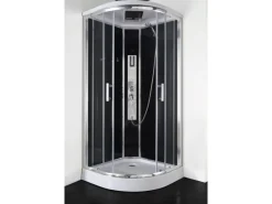 Clearance Sanotechnik Komplettduschkabine Trend 1 Chrom-Optik 210 cm x 90 cm