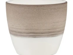 Clearance Scheurich Übertopf 950 Ø 16 cm Espresso Cream Braun