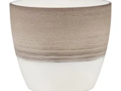 Scheurich Übertopf 950 Ø 14 cm Espresso Cream< Töpfe